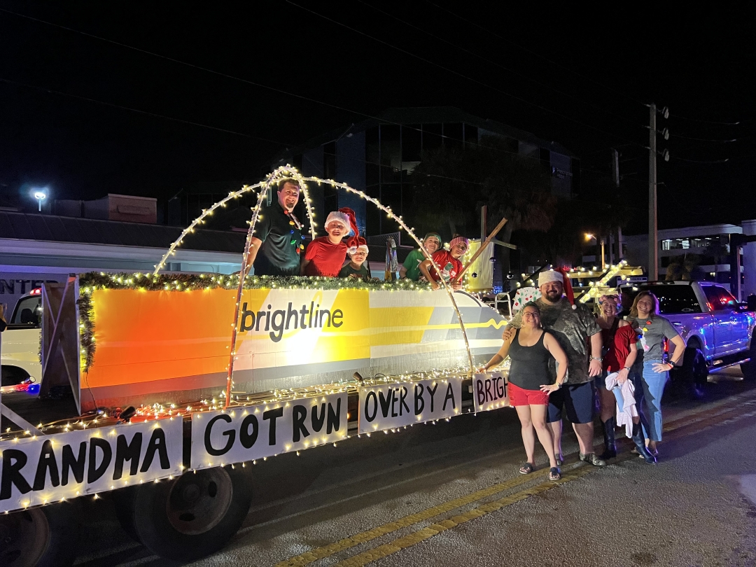 Philip DeBerard Family Foundation Wins Judges Choice Award at 2025 Stuart Christmas Parade with Viral "Grandma Got Run Over By a Brightline" Float Philip DeBerard Family Foundation Wins Judges Choice Award at 2025 Stuart Christmas Parade with Viral "Grandma Got Run Over By a Brightline" Float