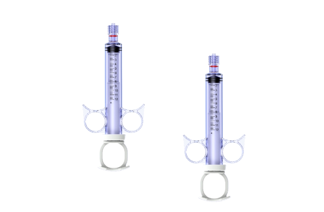 angiographic control syringe