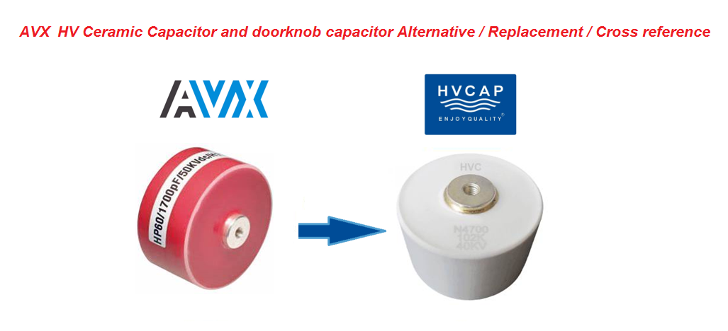 Alternative Cross Reference Replacement for AVX Doorknob Capacitor HP / HW / HK / HD / HE / HZ