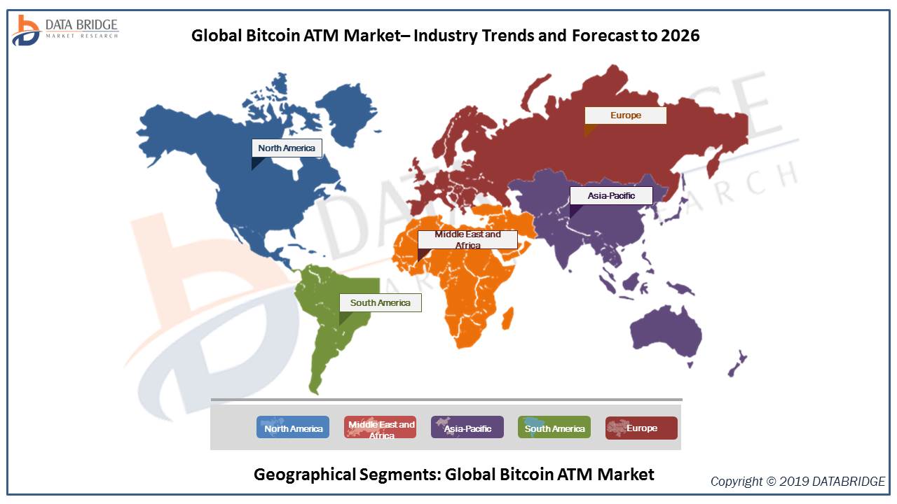 Bitcoin ATM Market is registering value of USD 147.9 million in the forecast period of 2019-2026 with a healthy CAGR of 56.9%