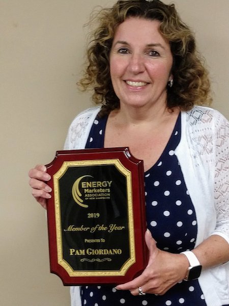 Townsend Energy’s Pam Giordano Receives Member Of The Year Award At The Energy Marketers Association of New Hampshire