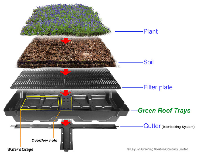 Green Roof Trays - Simple And Effective Way of Roof Maintenance And Repair