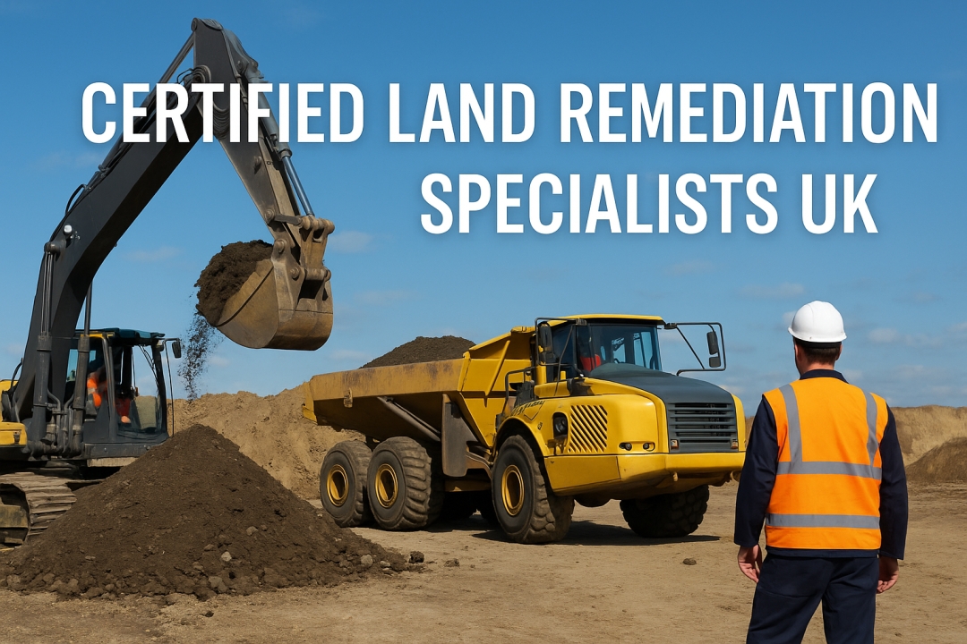 Certified Land Remediation Specialists UK Announce Nationwide Environmental Cleanup and Soil Restoration Services Certified Land Remediation Specialists UK Announce Nationwide Environmental Cleanup and Soil Restoration Services