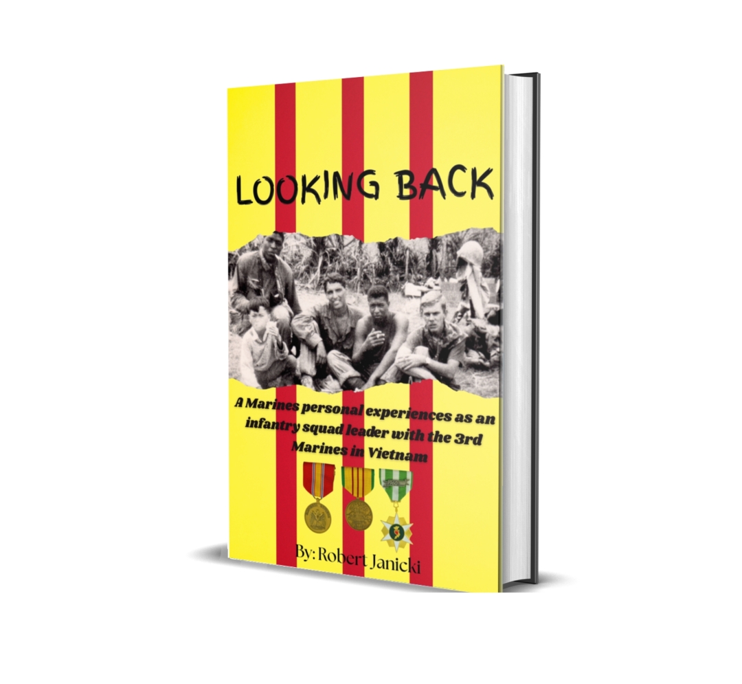 Vietnam War Memoir Looking Back by Robert Janicki Featured on New York Times Square Digital Billboard Vietnam War Memoir Looking Back by Robert Janicki Featured on New York Times Square Digital Billboard