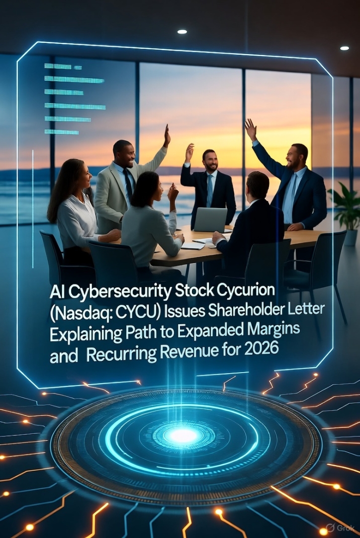 AI Cybersecurity Stock Cycurion  (Nasdaq: CYCU) Gains on Shareholder Letter Discussing Path to Expanded Margins and Recurring Revenue for 2026 AI Cybersecurity Stock Cycurion  (Nasdaq: CYCU) Gains on Shareholder Letter Discussing Path to Expanded Margins and Recurring Revenue for 2026