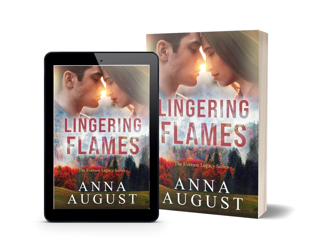 Anna August Releases New Small Town Romantic Suspense Novel - Lingering Flames Anna August Releases New Small Town Romantic Suspense Novel - Lingering Flames