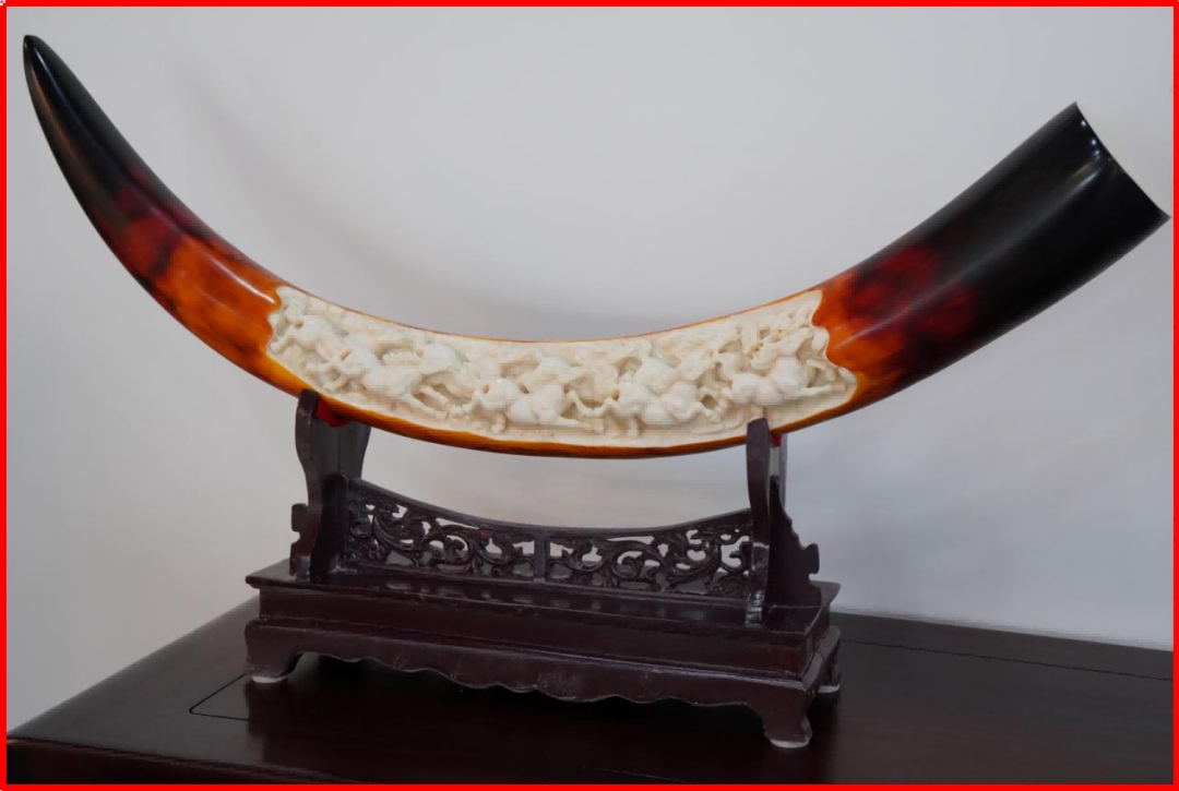 Ivory carvings symbolize prosperity and blessings