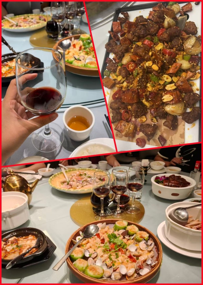 Marketing Department team dinner.