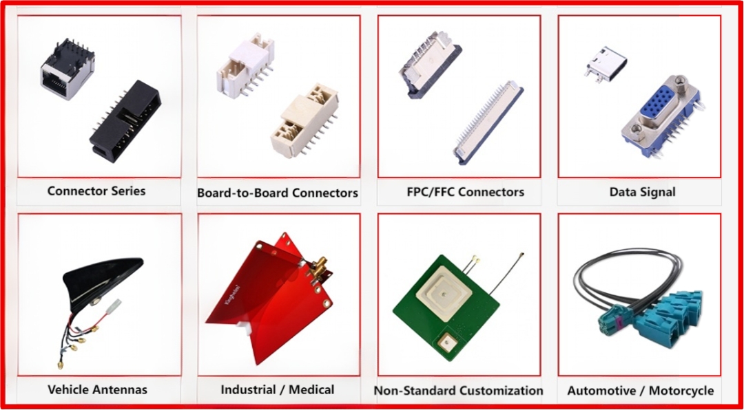 Antenna, Connector, and Plug-in Products Developed by Kinghelm