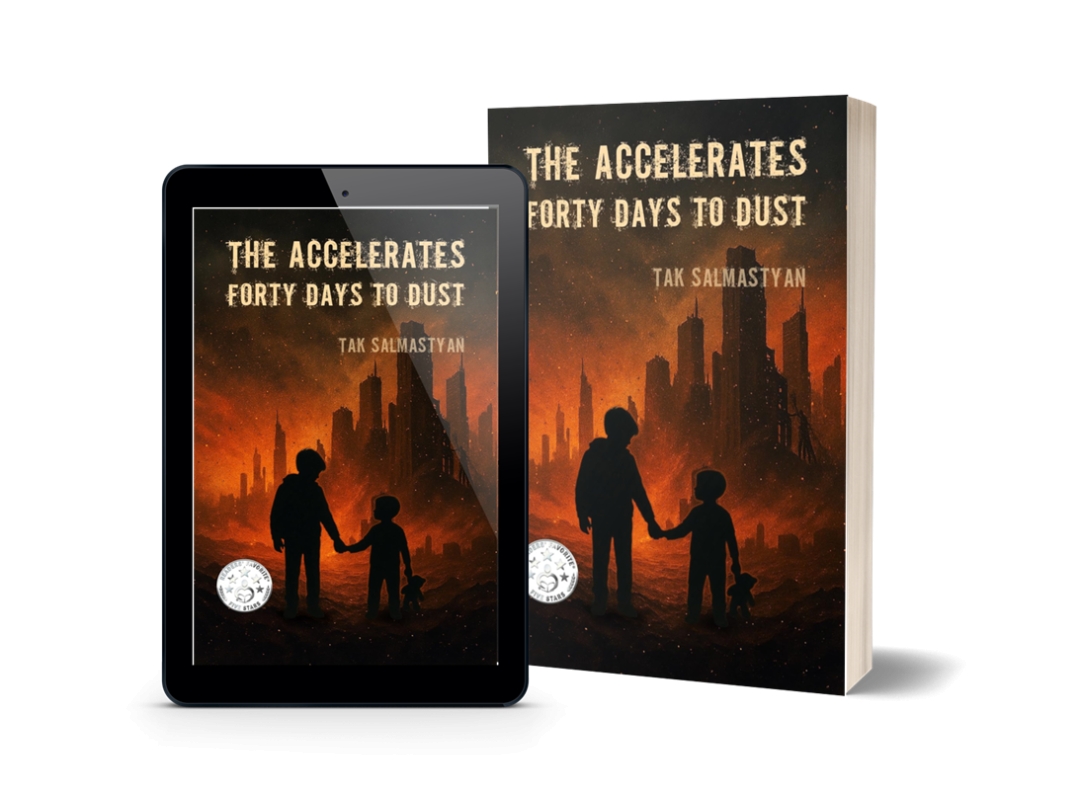 Tak Salmastyan Releases New Science Fiction Novel - The Accelerates: Forty Days to Dust Tak Salmastyan Releases New Science Fiction Novel - The Accelerates: Forty Days to Dust