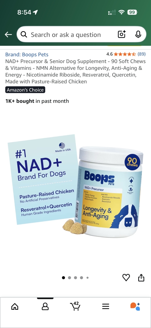Boops Pets Longevity & Anti-Aging Chews Earn Amazon’s Choice, Validating Science-Based Dog Nutrition Boops Pets Longevity & Anti-Aging Chews Earn Amazon’s Choice, Validating Science-Based Dog Nutrition