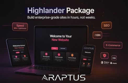 Araptus launches affordable Black Friday web package for small businesses at $900 setup + $100/month Araptus launches affordable Black Friday web package for small businesses at $900 setup + $100/month