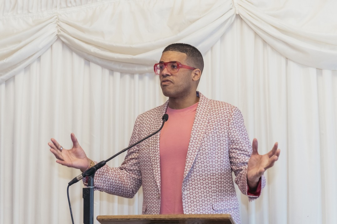 Lee Chambers of Male Allies UK at the launch of the Voice of the Boys Report