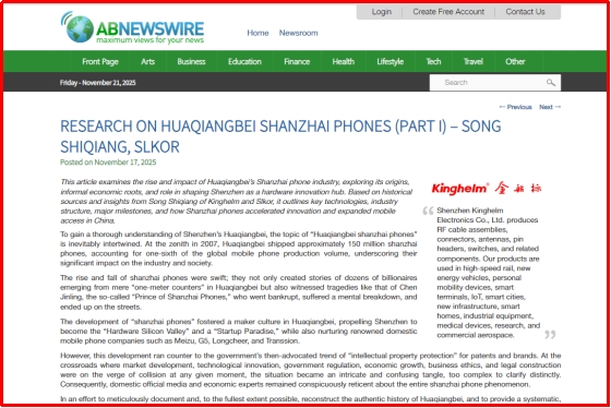 The English version of Song's piece The English version of Song's piece