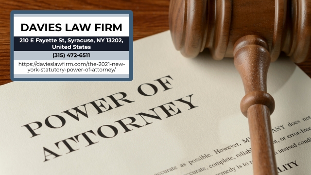 Central New York Estate Planning Lawyer Frederick Davies Publishes Updated Guide on New York’s Statutory Power Of Attorney Central New York Estate Planning Lawyer Frederick Davies Publishes Updated Guide on New York’s Statutory Power Of Attorney