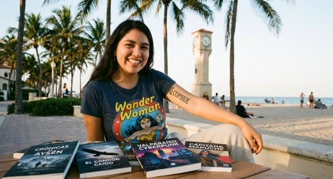 Mia Martin Palm Beach Author Brings Chilean Sci-Fi and Superhero Grit to Florida’s Literary Scene Mia Martin Palm Beach Author Brings Chilean Sci-Fi and Superhero Grit to Florida’s Literary Scene