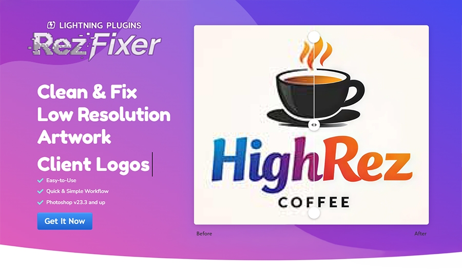 Lightning Rez Fixer Introduced as a Smarter Way to Fix Blurry, Low-Resolution Graphics and Logos Lightning Rez Fixer Introduced as a Smarter Way to Fix Blurry, Low-Resolution Graphics and Logos