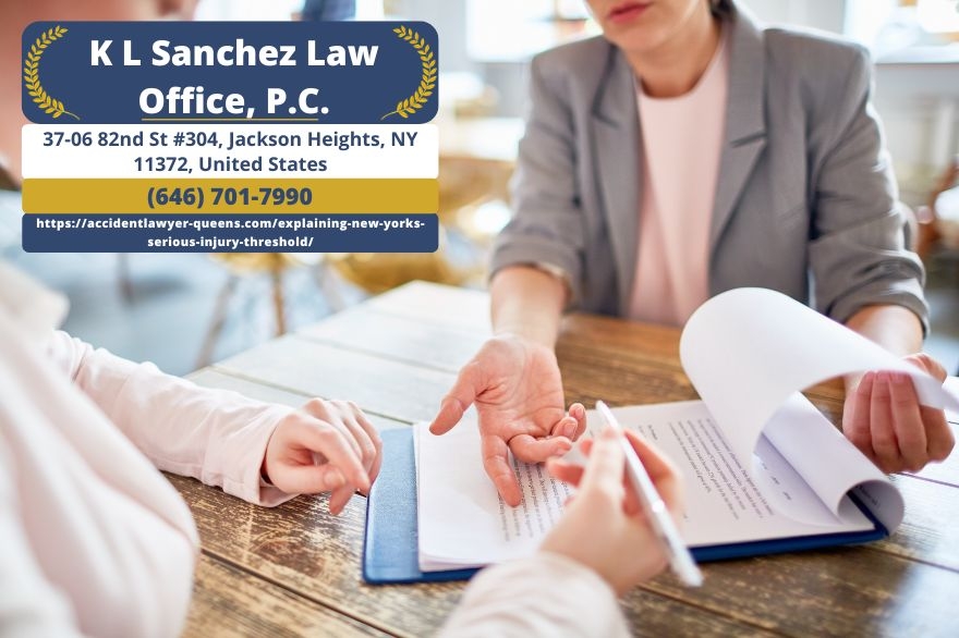 Queens Car Accident Lawyer Keetick L. Sanchez Explains New York’s Serious Injury Threshold