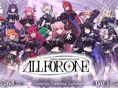 hololive English 3rd Concert -All for One- Screening to Premiere in the UK at London