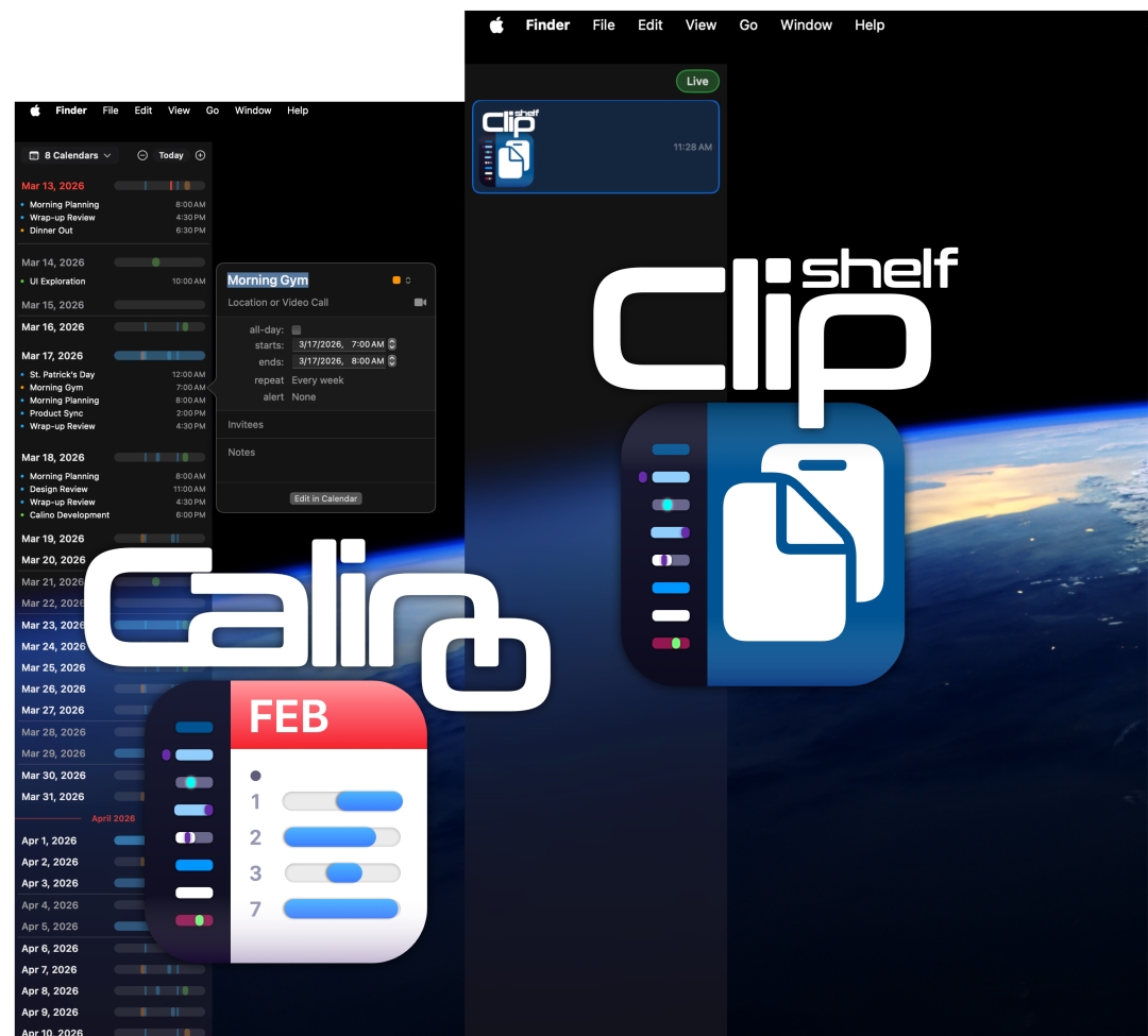 Sigma Venturi Launches Calino and ClipShelf, Expanding Its macOS Productivity App Portfolio