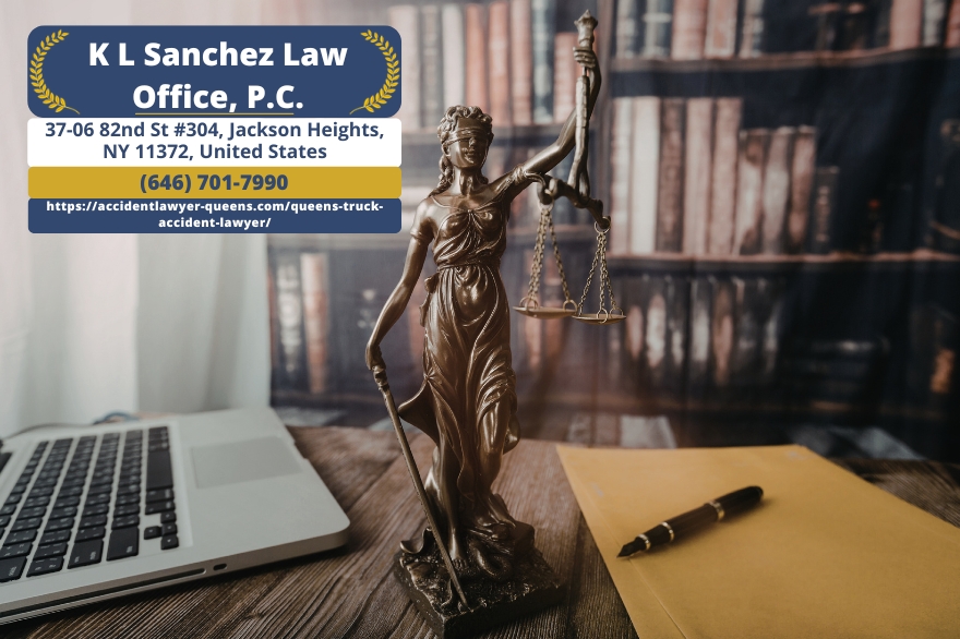 Queens Truck Accident Lawyer Keetick L. Sanchez Explains Legal Options for Truck Collision Victims in Queens County