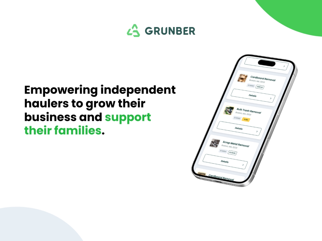 Grunber Launches Driver Application in Massachusetts to Streamline B2B Junk Removal for 2026 Spring Cleaning Season
