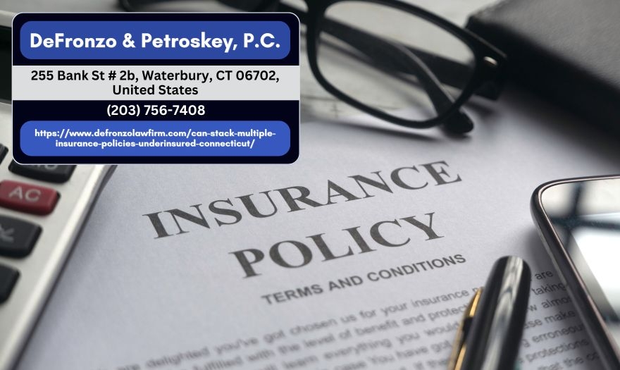 Waterbury Car Accident Attorney Dan Petroskey Explains Underinsured Motorist Coverage Stacking Laws in Connecticut