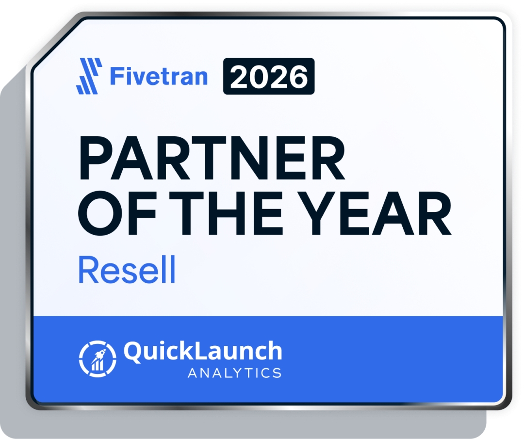 QuickLaunch Analytics Named Fivetran’s Resell Rising Star Partner of the Year