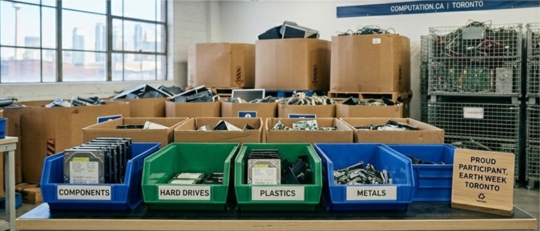 Computation Ltd. Promotes Computer Repair and Electronics Recycling in Toronto During Earth Week