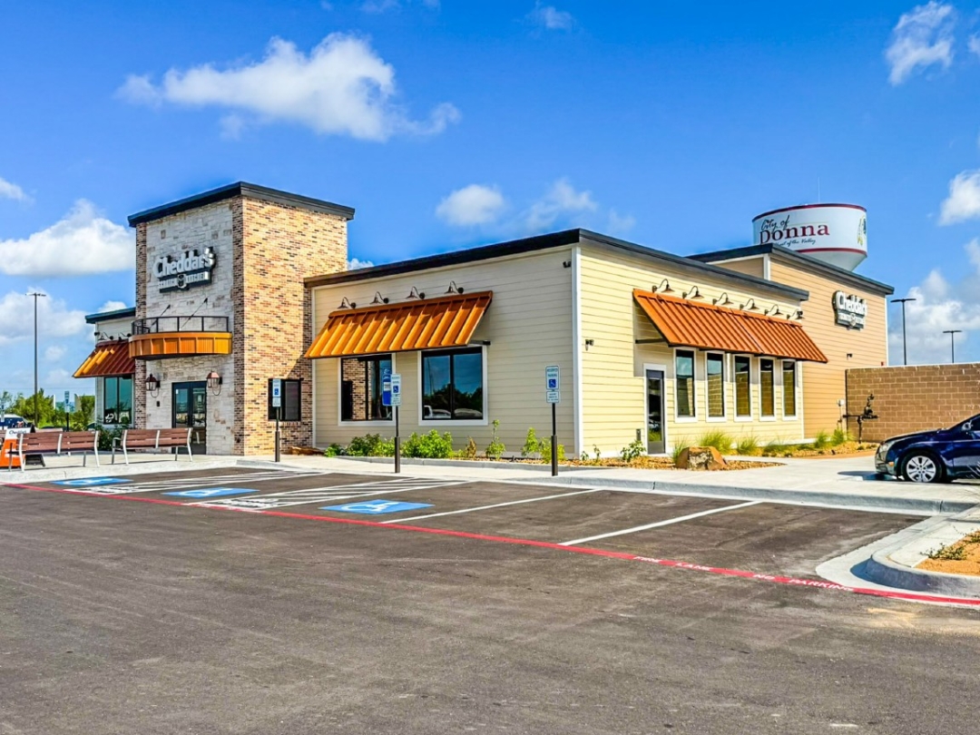 The Boulder Group Arranges Sale of Ground Leased Cheddar’s Scratch Kitchen in Donna, Texas The Boulder Group Arranges Sale of Ground Leased Cheddar’s Scratch Kitchen in Donna, Texas