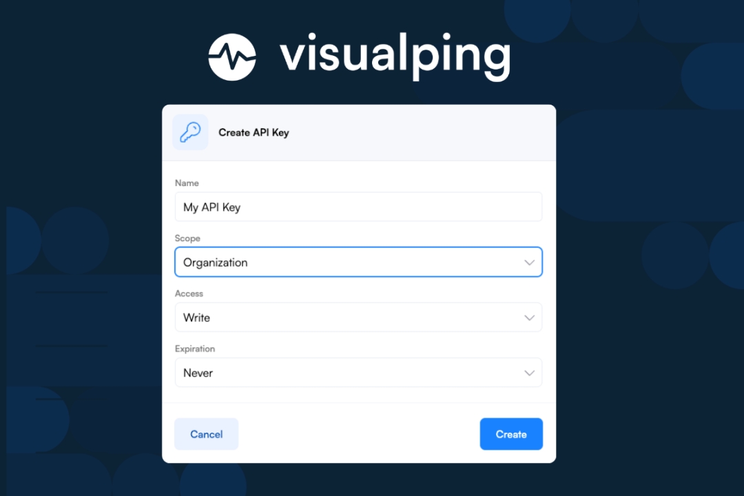 Visualping Launches Self-Serve API Keys, Giving Developers Instant Access to Website Monitoring Data Visualping Launches Self-Serve API Keys, Giving Developers Instant Access to Website Monitoring Data