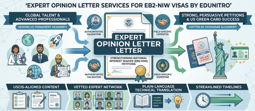 EB2-NIW Expert Opinion Letter Services Continue to Empower Global Talent Through Edunitro EB2-NIW Expert Opinion Letter Services Continue to Empower Global Talent Through Edunitro