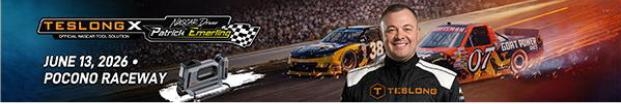 Teslong Returns to the Track at Pocono Raceway for the June 13 O'Reilly Auto Parts Series Teslong Returns to the Track at Pocono Raceway for the June 13 O'Reilly Auto Parts Series