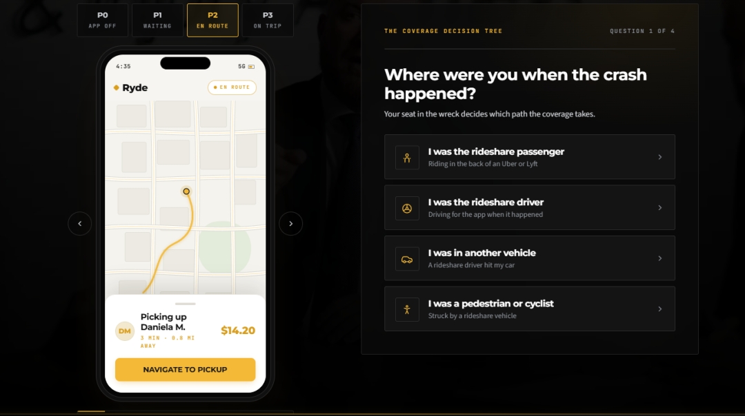 J. Alexander Law Firm Launches a Free Tool That Shows Uber and Lyft Crash Victims Which Insurance Policy Actually Pays J. Alexander Law Firm Launches a Free Tool That Shows Uber and Lyft Crash Victims Which Insurance Policy Actually Pays