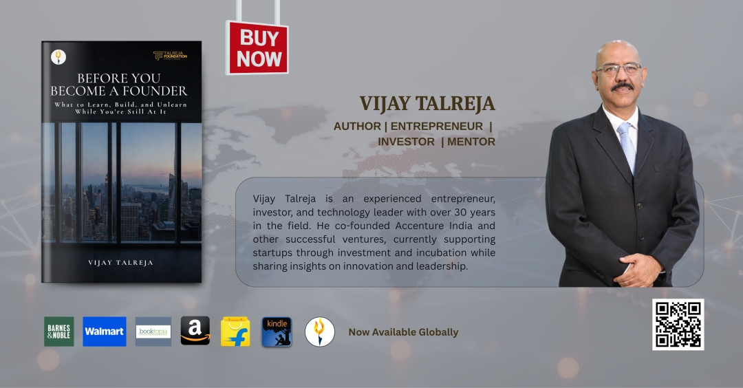 Veteran Entrepreneur and Startup Mentor Vijay Talreja Launches Before You Become a Founder