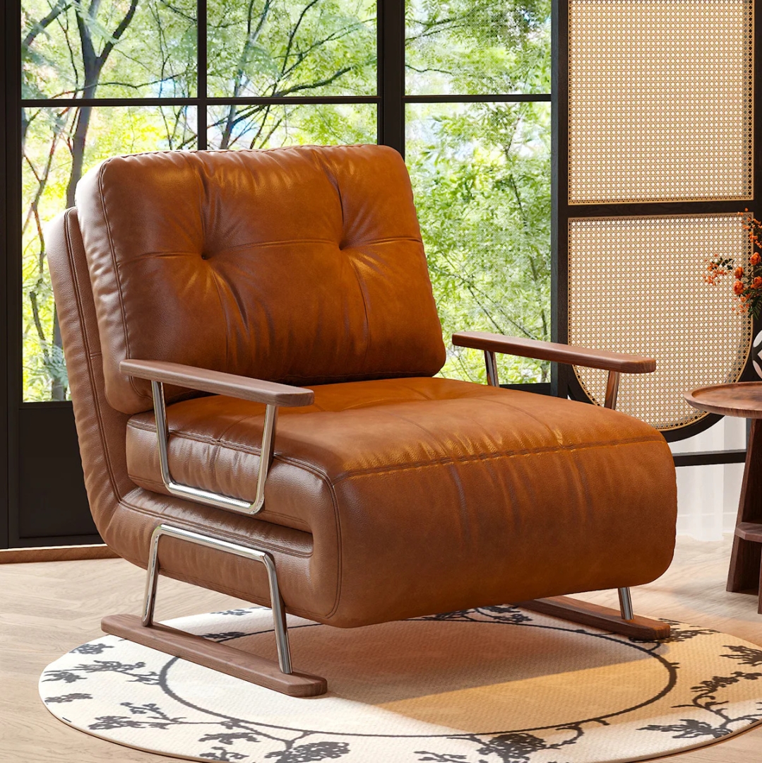 JASIWAY Launches 4-in-1 Foldable Sofa Bed in Caramel Eco-Leather for Modern Homes JASIWAY Launches 4-in-1 Foldable Sofa Bed in Caramel Eco-Leather for Modern Homes