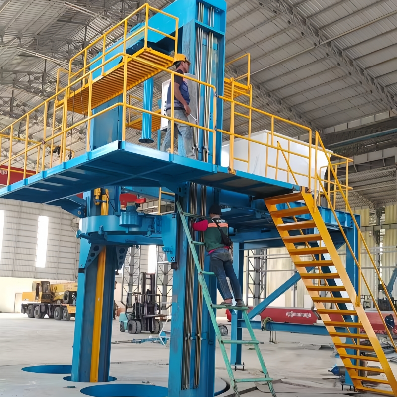 Concrete pipe making equipment