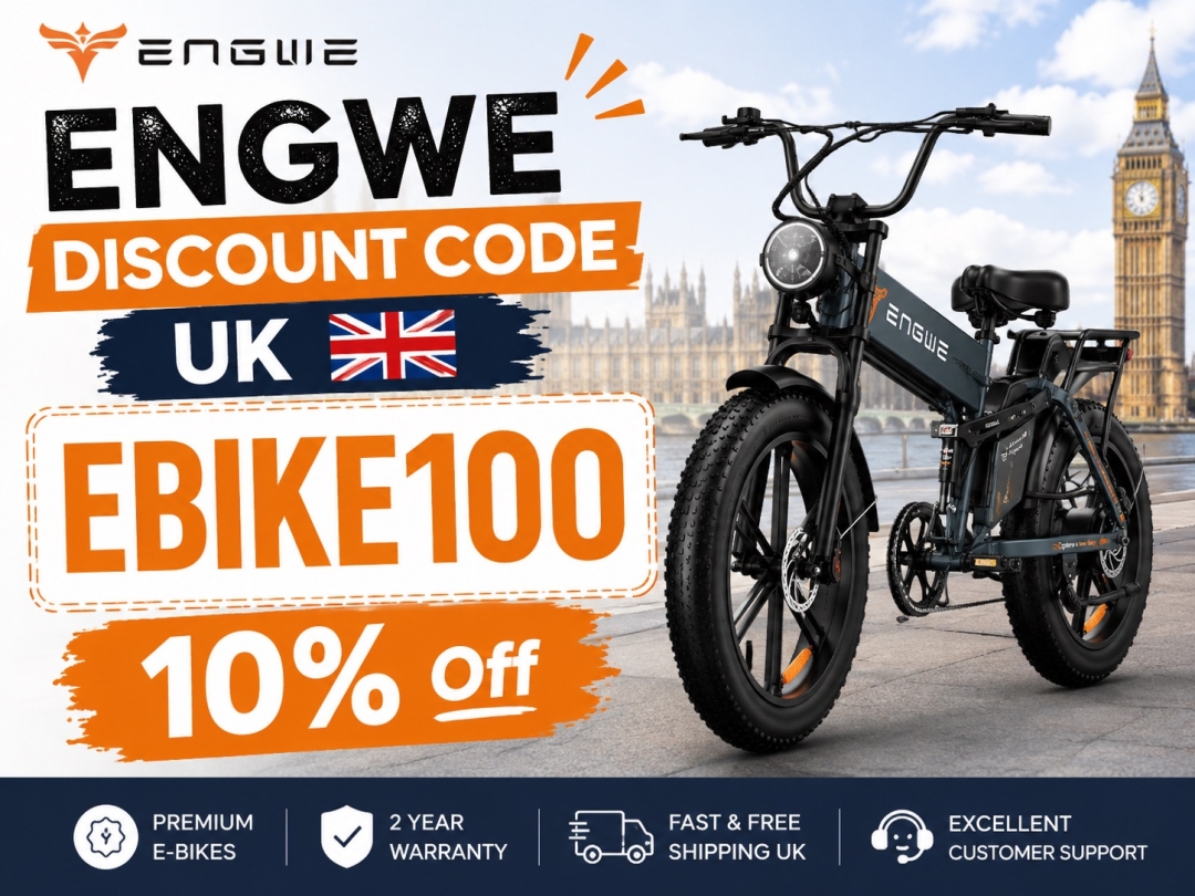 Engwe Discount Code UK: EBIKE100 Verified Active By PromoCodeTips.com Engwe Discount Code UK: EBIKE100 Verified Active By PromoCodeTips.com