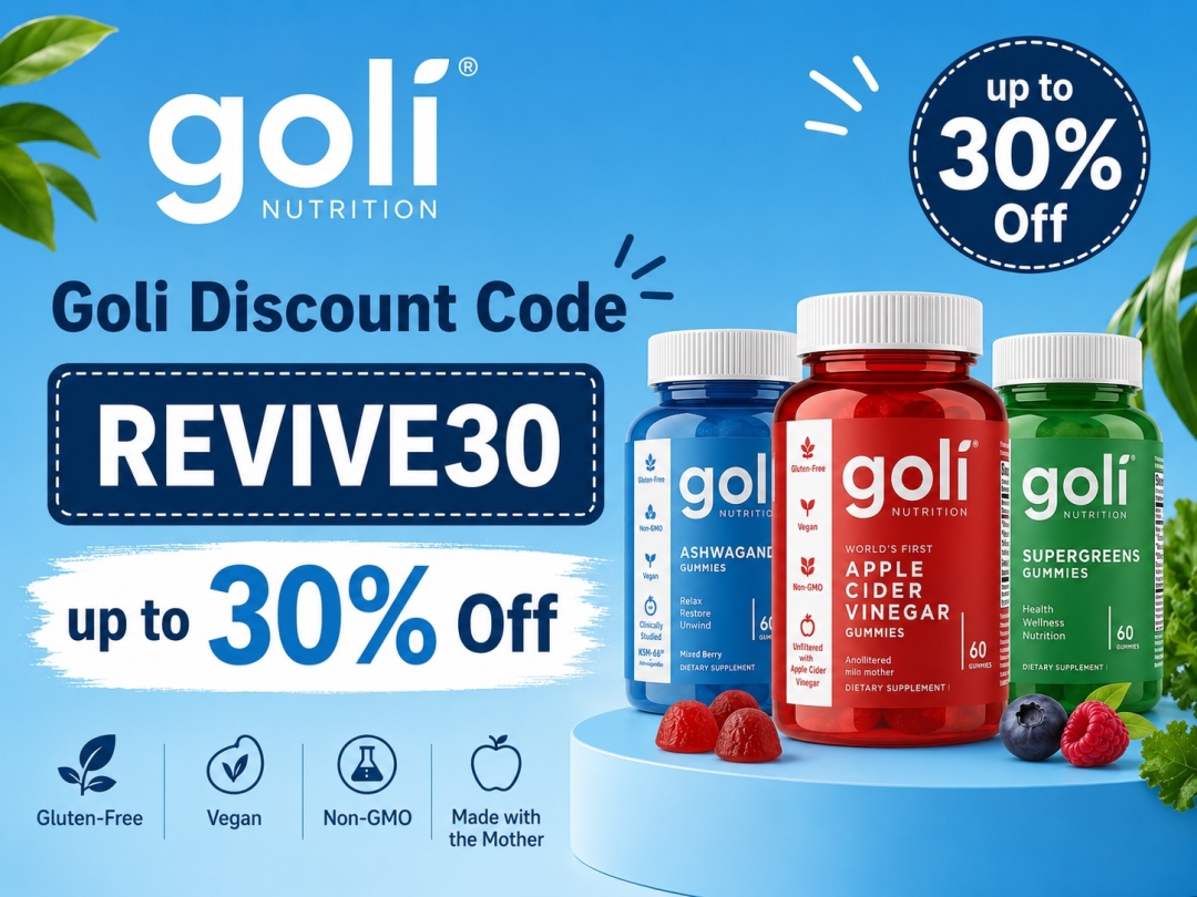 Goli Discount Code REVIVE30 Available For All Products Goli Discount Code REVIVE30 Available For All Products