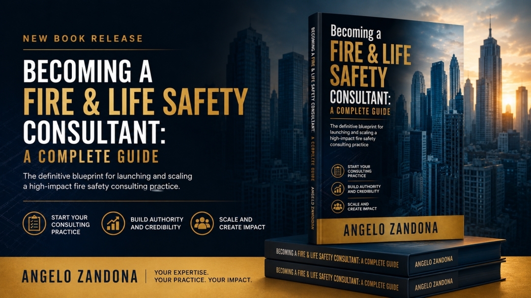 Angelo Zandona Launches New Book, Becoming a Fire & Life Safety Consultant: A Complete Guide Angelo Zandona Launches New Book, Becoming a Fire & Life Safety Consultant: A Complete Guide