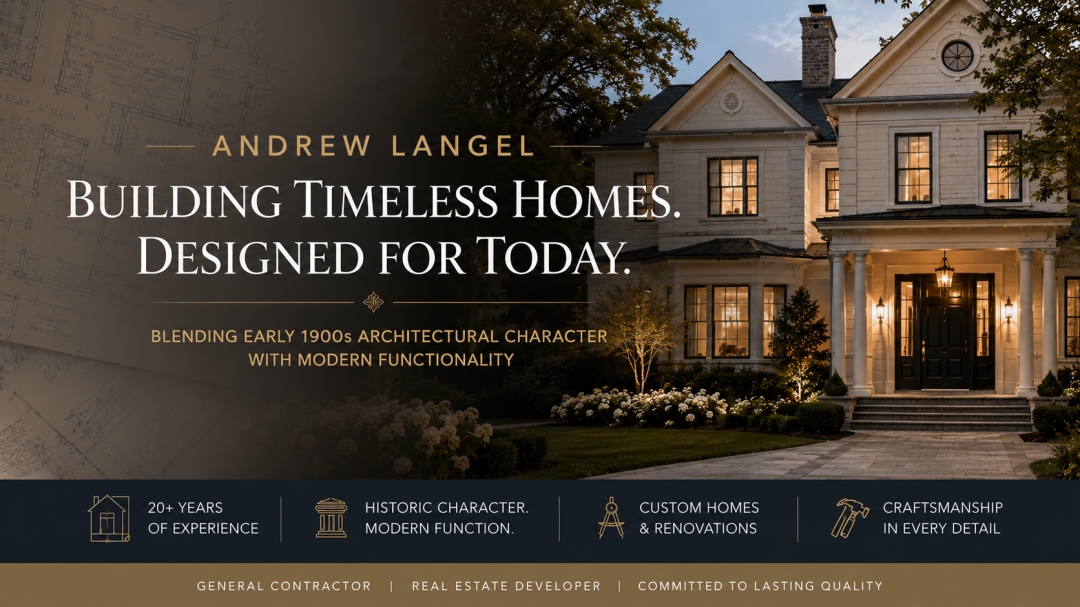 Andrew Langel Debuts Signature Design Approach Blending Historic Character With Modern Homes Andrew Langel Debuts Signature Design Approach Blending Historic Character With Modern Homes
