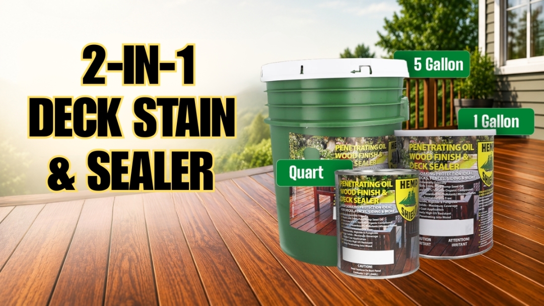 Hemp Shield Introduces Hemp Oil Based 2-in-1 Deck Stain and Sealer System for Deck Season 2026