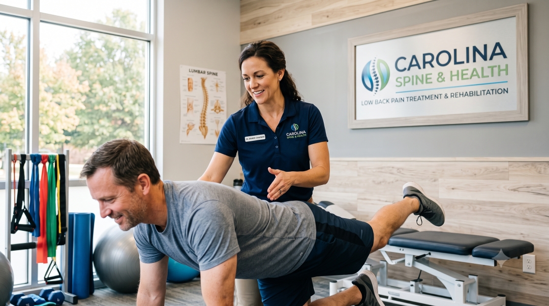 Carolina Spine & Health Highlights Low Back Pain Treatment in Easley, SC Carolina Spine & Health Highlights Low Back Pain Treatment in Easley, SC