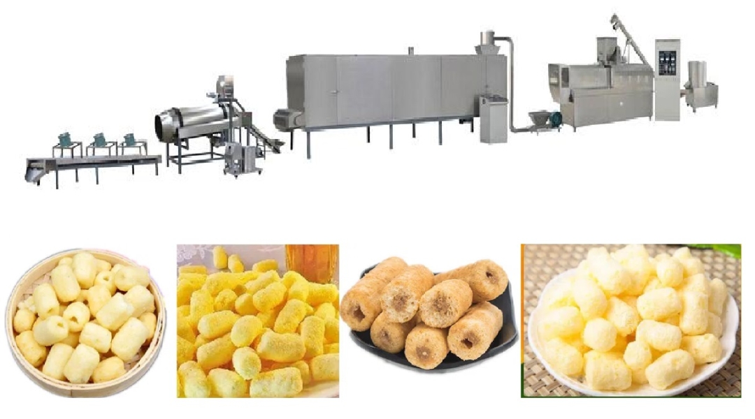 puff snack food production line
