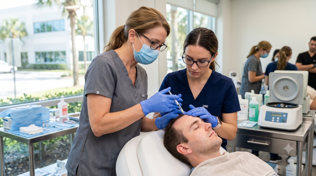 Early Hair Thinning in Young Professionals Drives Demand for Platelet-Rich Plasma Hair Restoration Training in Clearwater, FL