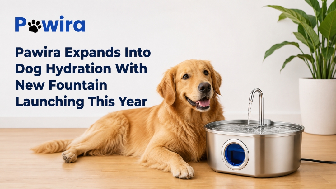 Pawira Expands Into Dog Hydration With New Fountain Launching This Year