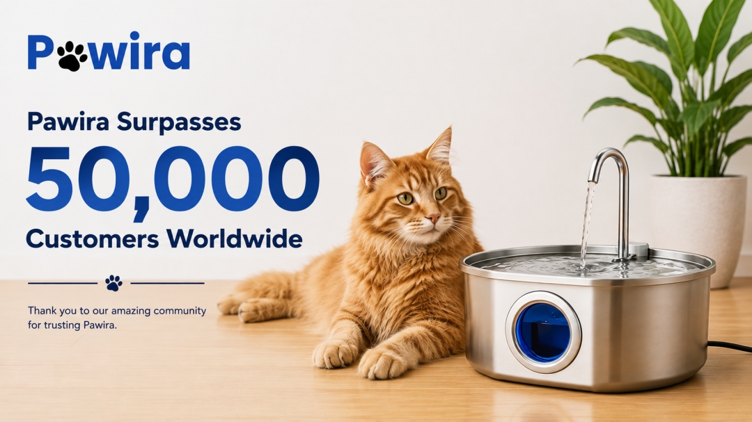 Pawira Cat Fountain Surpasses 50,000 Customers Worldwide