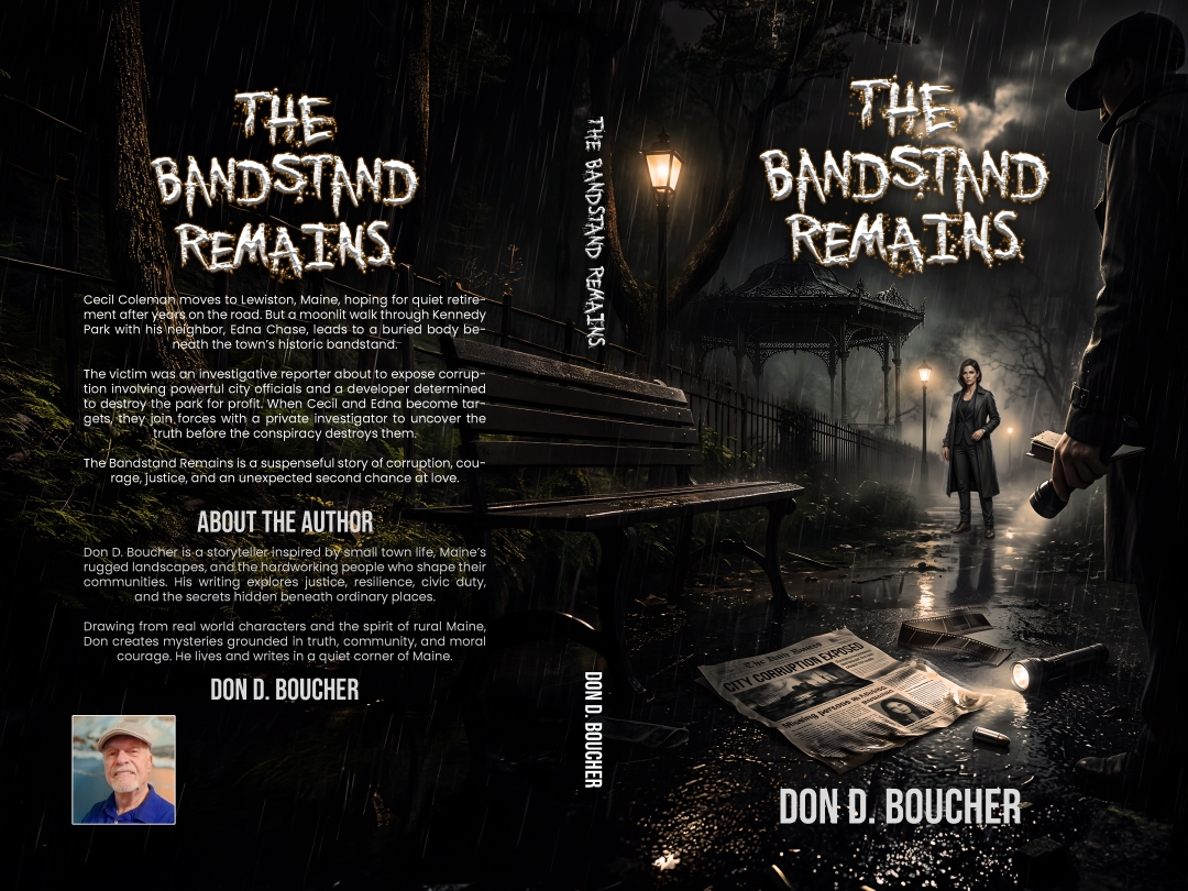 Justice, Corruption, and Second Chances Collide in Don D. Boucher's New Mystery Novel, The Bandstand Remains Justice, Corruption, and Second Chances Collide in Don D. Boucher's New Mystery Novel, The Bandstand Remains