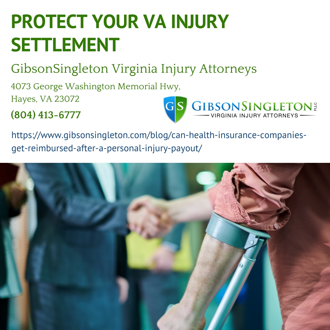 Gloucester Personal Injury Attorney John Singleton Explains What Health Insurers Can and Cannot Recover From a Virginia Injury Settlement Gloucester Personal Injury Attorney John Singleton Explains What Health Insurers Can and Cannot Recover From a Virginia Injury Settlement