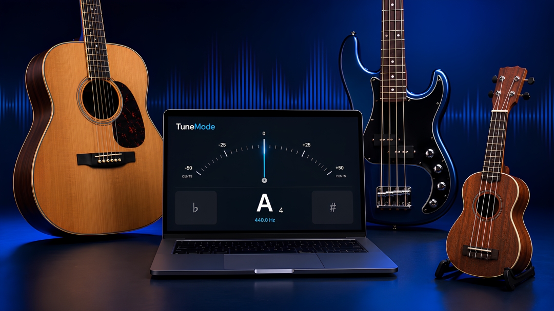 TuneMode Joins the Caravaca Labs Portfolio to Build the Best Online Tuner Experience for Guitar, Bass and Ukulele Players